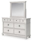 Chadworth California King Poster Bed, Dresser, Mirror and Nightstand