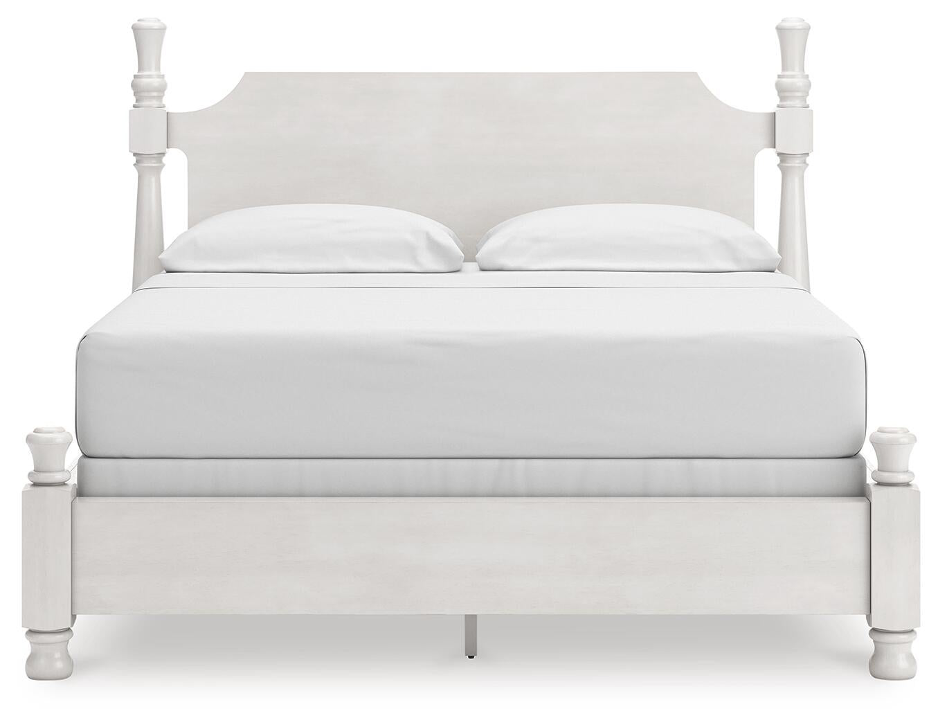 Chadworth California King Poster Bed, Dresser, Mirror and Nightstand