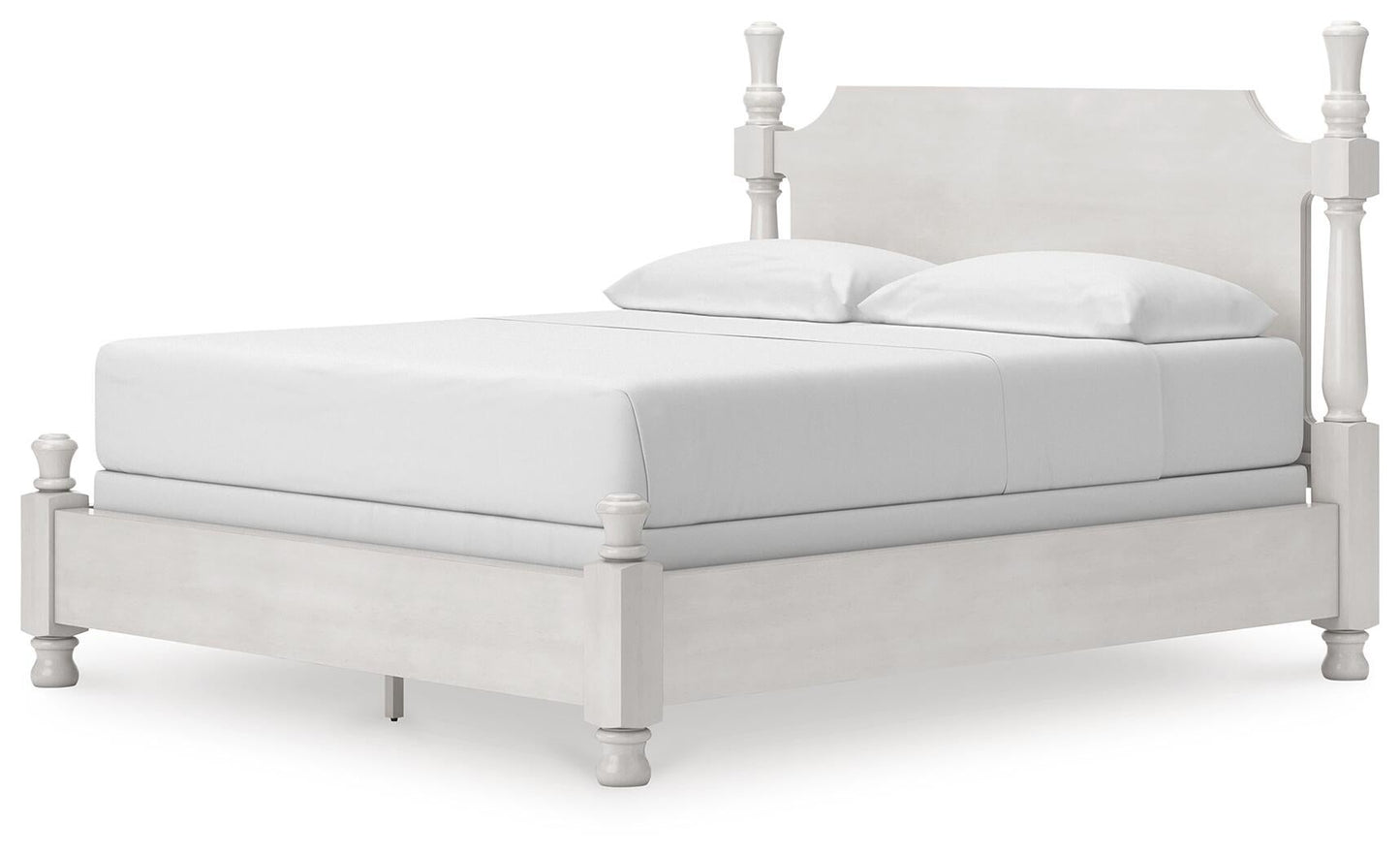 Chadworth California King Poster Bed, Dresser, Mirror and Nightstand
