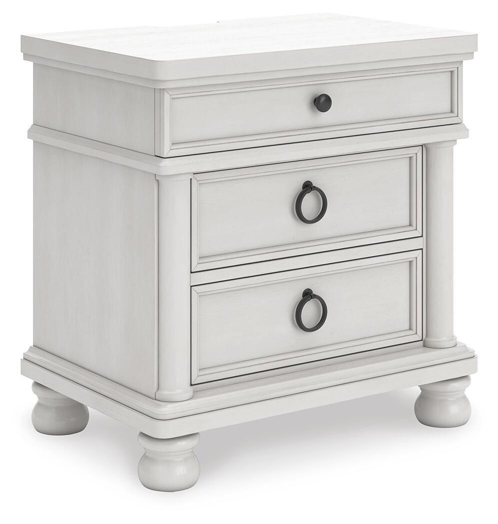 Chadworth California King Poster Bed, Dresser, Mirror and Nightstand