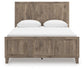 Keithland Queen Panel Bed with Mirrored Dresser