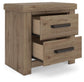 Garistyn King Panel Bed. Dresser, Mirror and Nightstand