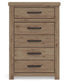 Garistyn King Panel Bed, Dresser, Mirror, Chest and Nightstand