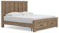 Garistyn King Panel Storage Bed, Dresser, Mirror, Chest and Nightstand