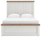 Savonport Queen Panel Bed with Storage, Dresser and Mirror