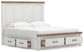 Savonport King Panel Storage Bed. Dresser, Mirror and Nightstand