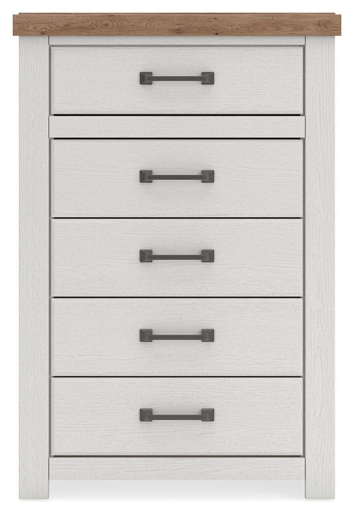 Savonport King Panel Storage Bed, Dresser, Mirror, Chest and Nightstand