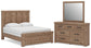 Garistyn Queen Panel Bed, Dresser and Mirror