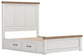 Savonport Queen Panel Bed with Storage. Dresser, Mirror and Nightstand