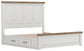 Savonport King Panel Bed with Storage. Dresser, Mirror and Nightstand