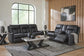Mackmenville Reclining Sofa and Reclining Loveseat with Console