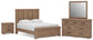 Garistyn Queen Panel Bed. Dresser, Mirror and Nightstand