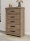 Garistyn Queen Panel Bed, Dresser, Mirror, Chest and Nightstand