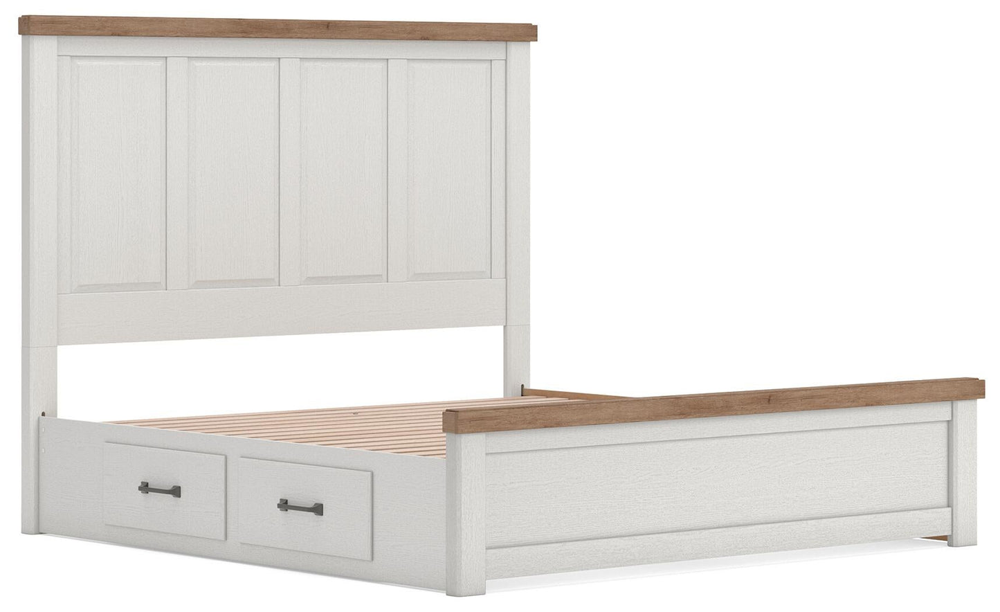 Savonport King Panel Bed with Storage. Dresser, Mirror and Nightstand