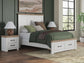 Savonport Queen Panel Storage Bed, Dresser and Mirror