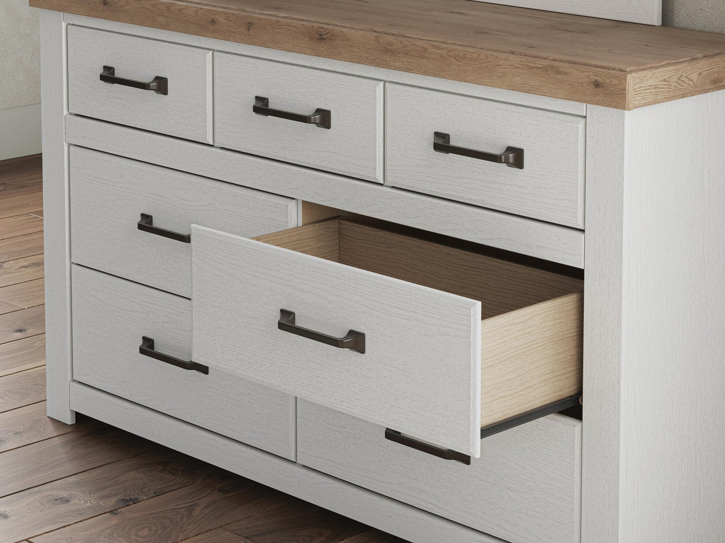 Savonport Full Panel Storage Bed, Dresser, Mirror, Chest and Nightstand
