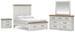 Savonport Full Panel Storage Bed. Dresser, Mirror and Nightstand