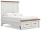 Savonport Full Panel Storage Bed. Dresser, Mirror and Nightstand