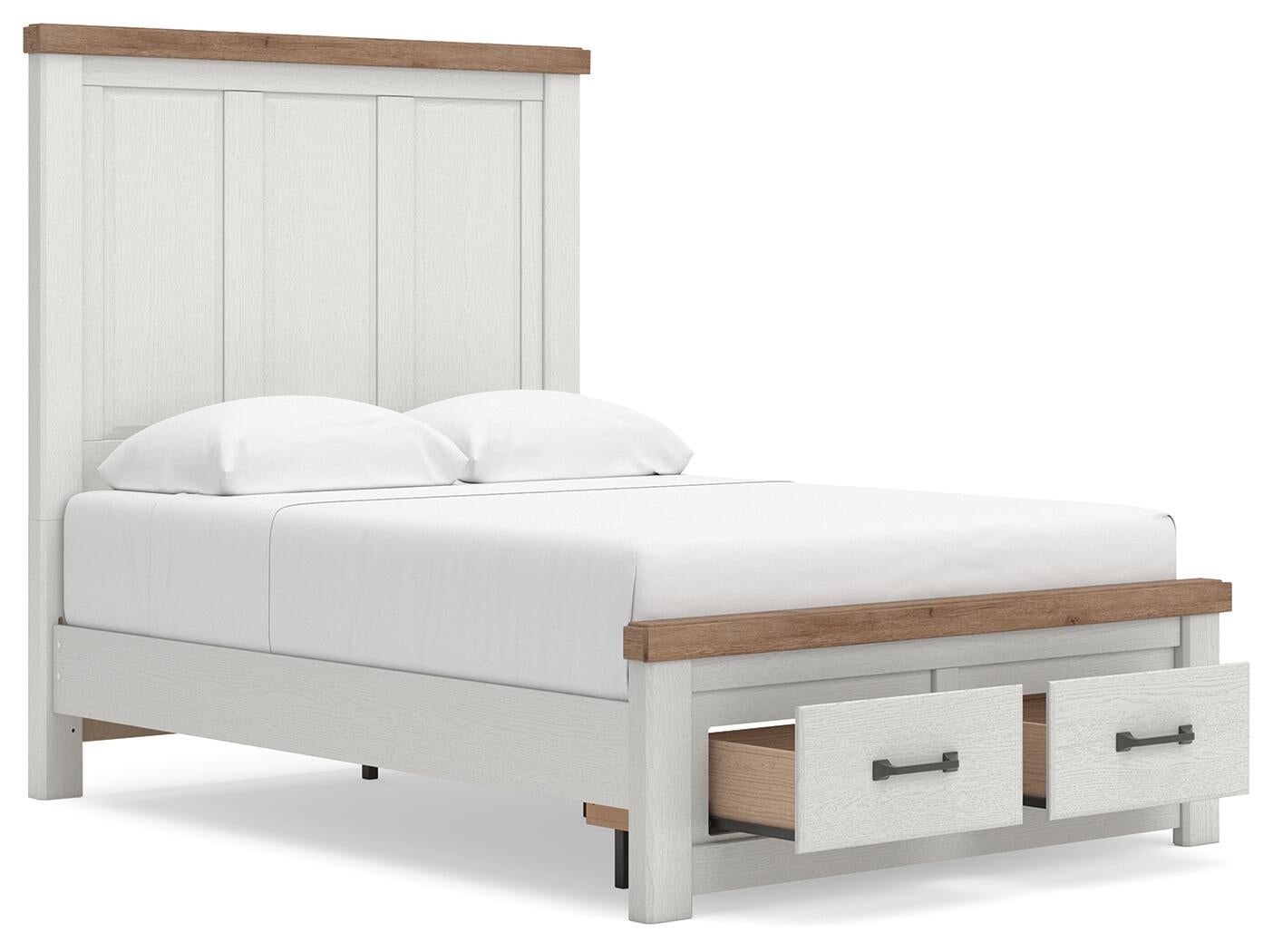Savonport Full Panel Storage Bed. Dresser, Mirror and Nightstand