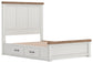 Savonport Queen Panel Bed with Storage, Dresser, Mirror, Chest and Nightstand