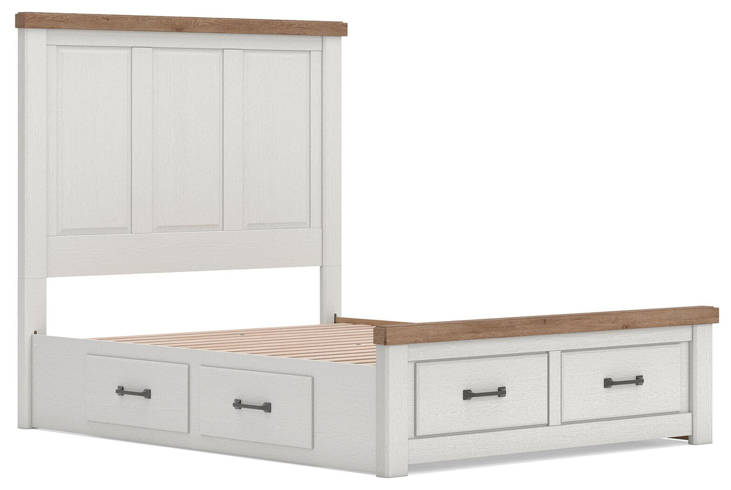 Savonport King Panel Storage Bed. Dresser, Mirror and Nightstand