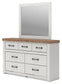 Savonport Queen Panel Storage Bed. Dresser, Mirror and Nightstand