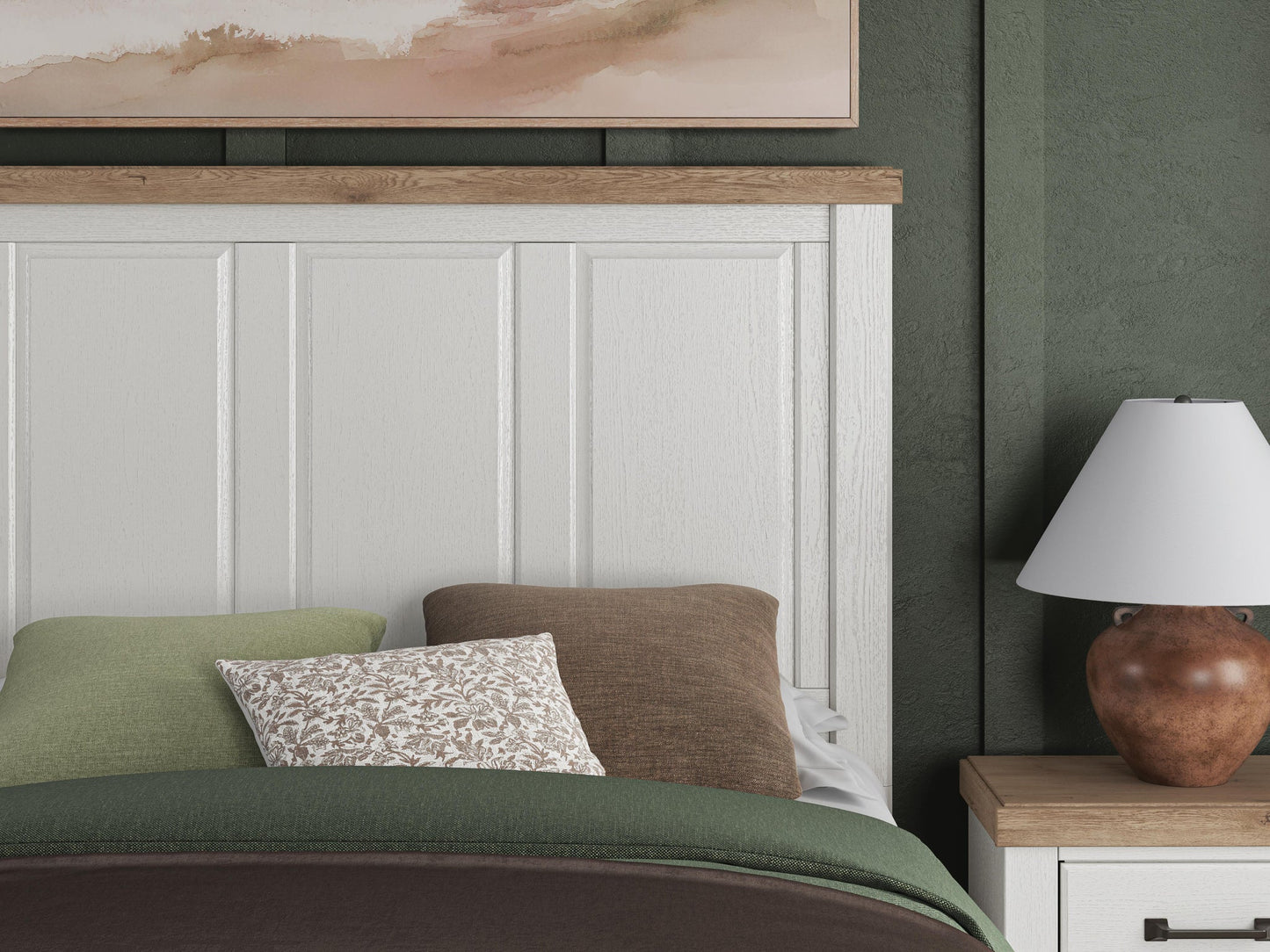 Savonport Queen Panel Bed, Dresser and Mirror