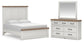 Savonport Queen Panel Bed, Dresser and Mirror