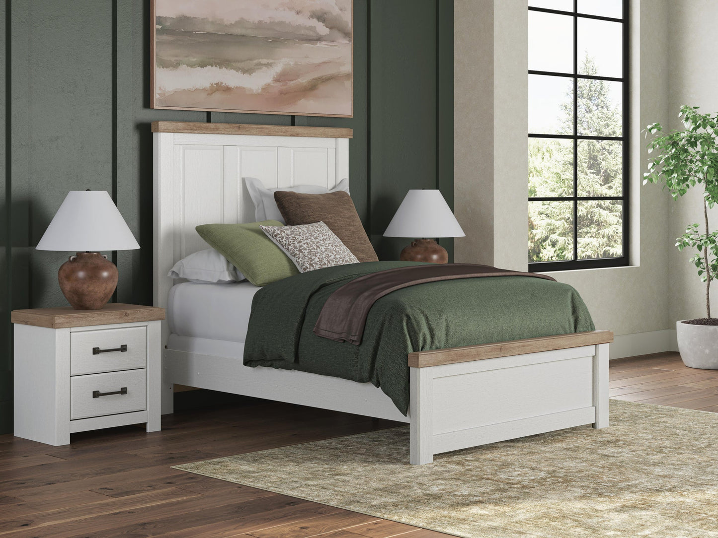Savonport Full Panel Bed, Dresser and Mirror