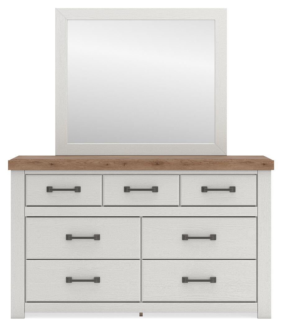 Savonport Full Panel Bed, Dresser and Mirror