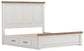 Savonport King Panel Bed with Storage, Dresser, Mirror, Chest and Nightstand