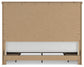 Savonport King Panel Bed with Storage, Dresser and Mirror