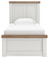 Savonport Twin Panel Bed, Dresser and Mirror