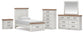 Savonport Twin Panel Storage Bed, Dresser, Mirror, Chest and Nightstand