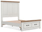 Savonport Full Panel Storage Bed, Dresser and Mirror