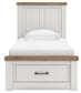 Savonport Twin Panel Storage Bed. Dresser, Mirror and Nightstand
