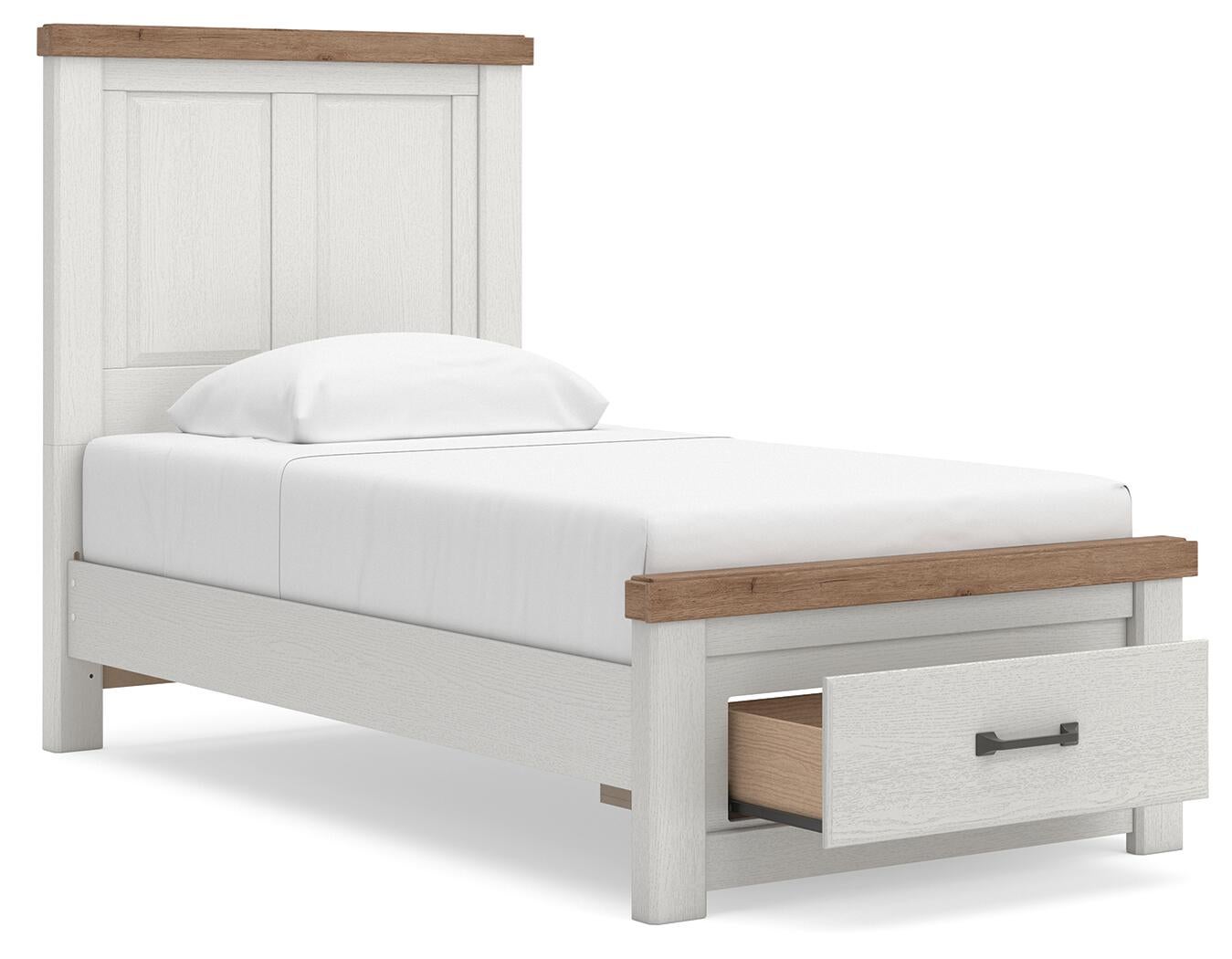 Savonport Twin Panel Storage Bed. Dresser, Mirror and Nightstand