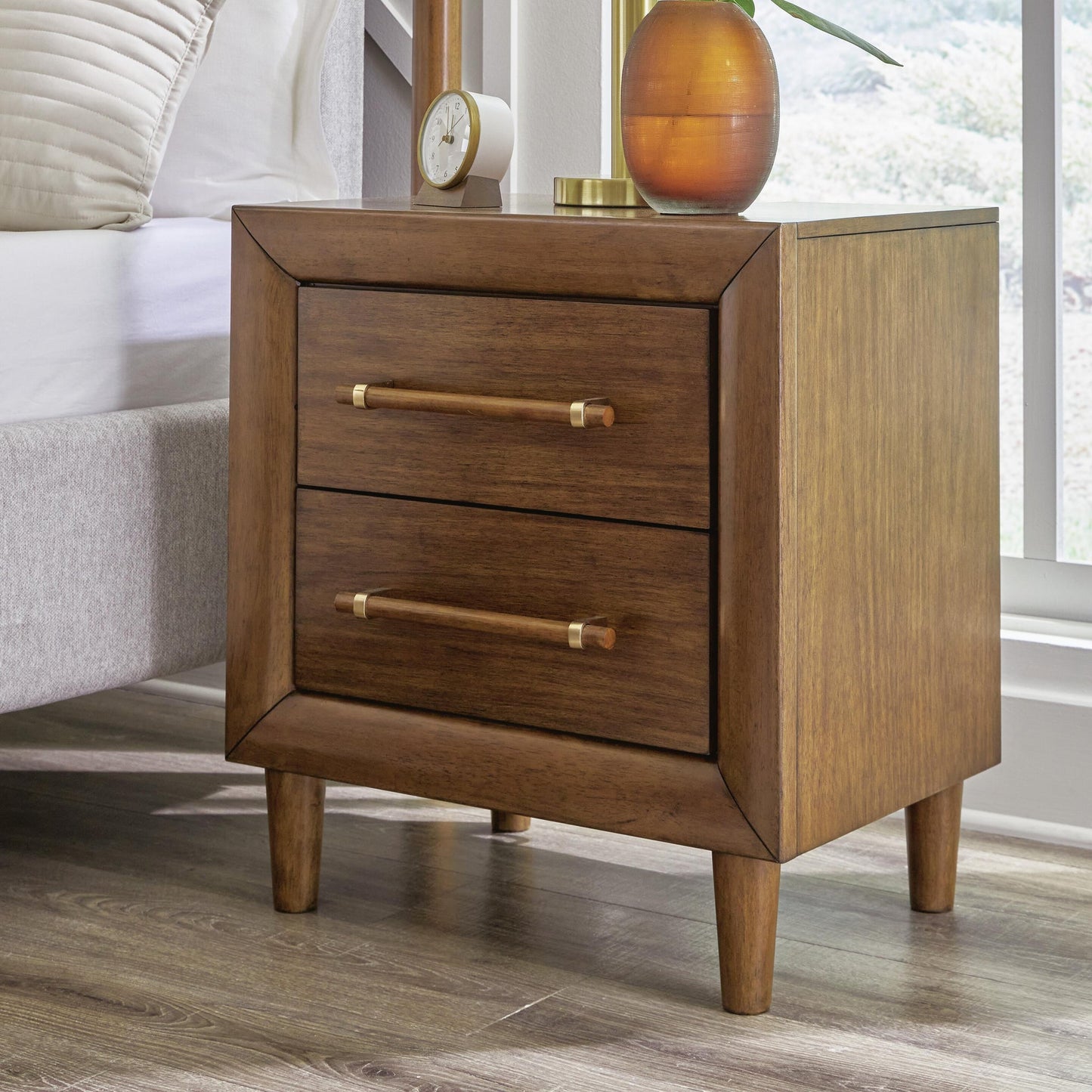 Lyncott Two Drawer Night Stand